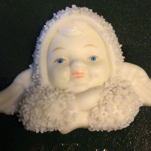 Department 56 Snowbabies 1997 bisque friendship brooch